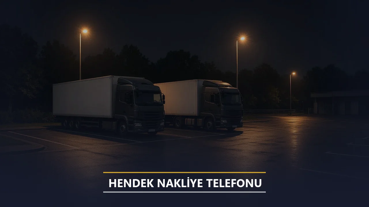 Hendek Nakliye Telefonu
